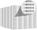 5000 Pieces of 58 kHz Acousto-Magnetic (AM) Security Tag Labels, Compatible with 58 kHz EAS Systems. Features Simulated Barcodes