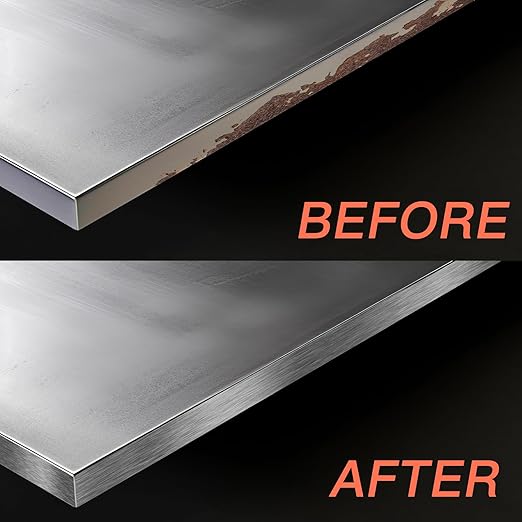 GSCIT Club Grey Silver Edge Banding, 1 1/2 Inch x 100ft Aluminum Brushed Edge Banding PVC Edge Trim for Cabinet Repair Furniture