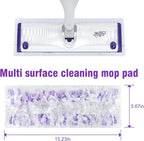 48 Pack Disposable Power Mop Refills Pads for Swiffer Power Mop,Spray Wet Pads Refill for Swiffer ,Disposable Mopping Pad Refills for Multi-Surface &Wood Floor Cleaning