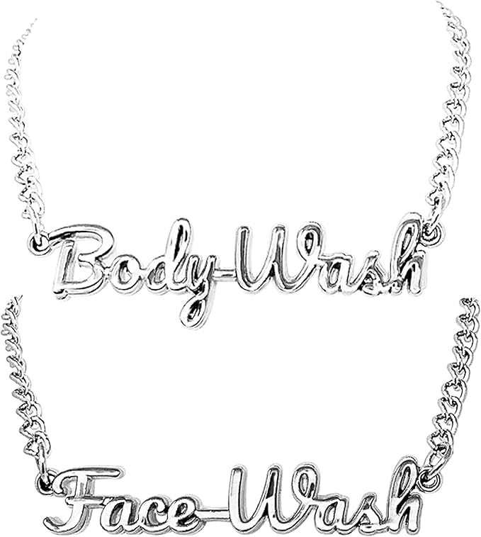 Face Wash Body Washn Label Tags Rust Resistant (Face Body Wash Silver)