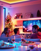 HitLights LED Strip Lights 3 Pre-Cut 12Inch/36Inch LED Light Strip Flexible Color Changing 5050 LED Accent Kit with RF Remote, Power Supply, and Connectors for TV, Home, DIY Decoration