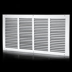 24x10 Return Air Grille(Duct Opening Size),Air Return Vent Cover,Flat Vent Cover,Rejillas De Aire Acondicionado Para Casa,Return Air Grilles,Outer Dimensions:25.75"Wx11.75"H(24"W x 10"H, Duct Opening)