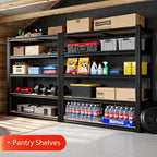 Heavy Duty Storage Shelves Unit, Adjustable Metal Garage Shelving,3500LBS Garage Storage Industrial Shelves,Storage Racks,Steel Shelf Suitable for Shop,Warehouse,Basement