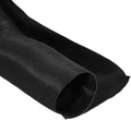 MECCANIXITY 1-1/5 Inch ID Split Loom Tubing 10ft Polyester Cord Protector Wire Cable Sleeve for USB Cable Power Cord, Black