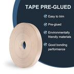 PATIKIL Maple Edge Banding, 1-1/2 Inch x 250 ft Wood Veneer Tape Pre-glued Flexible Plywood Edge Banding with Hot Melt Adhesive for Furniture Restoration