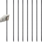 VVOKGO Rebar Stakes 36 Inch 8-Pack Concrete Form Stakes Heavy Duty Straight Ground Anchors, 3/8" Diameter Metal Steel Spikes with Chisel Point End for Plant Support, Garden Border,Landscape Edging