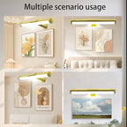 MIOBLUE Picture Light with Remote and Timer, 13.8in Rechargeable Picture Light with 3 Color Modes, Dimmable Cordless Painting Light for Wall Display, Gallery Artwork, Portraits, Dartboards