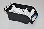 WALLPEG Peg Board Bin Kit - 5 LARGE BLACK PEGBOARD BINS - Pegboard Parts Storage Craft Organizer Tool Peg Board Workbench Bins Accessories -MADE IN USA-