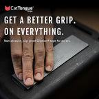 CATTONGUE GRIPS Non-Abrasive Grip Tape Wrap - 1” Thick Heavy-Duty, Waterproof Anti-Slip Tape for Wrapping Tools, Bats, Gym Equipment - Indoor & Outdoor Anti-Slip Solution (Glow, 10ft)