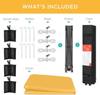 Best Choice Products 10x10ft 1-Person Setup Pop Up Canopy Tent Instant Portable Shelter w/ 1-Button Push, Case, 4 Weight Bags - Marigold