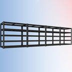 PrimeZone Heavy Duty Garage Shelving 5 Tier Heavy Duty Storage Shelves Adjustable Industrial Metal Wire Shelf Unit for Garage,Basement,Pantry,Warehouse,Commercial,48" W X 24" D X 72" H 4 Pack