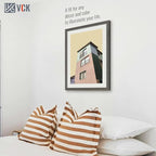 VCK 20x30 Frame 5 pack, Grey Solid Wood Poster Picture Frame, Exclusive Wood Grain, Wall Mounting Hanging