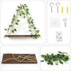 Floating Shelves for Wall,Plant Wall Decor,Hanging Shelf,Cottage Core Decor,Room Decor Aesthetic,Trinket Shelf,Hanging Shelves,Floating Shelves for No Drilling,Two-Piece Set