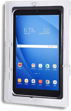 TABcare Security Anti-Theft Acrylic VESA Enclosure for Amazon Fire 7 2022 with Free Wall Mount Kit (Clear, Fire 7 2022)