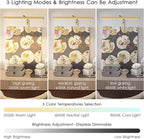 Glod LED Picture Lights for Paintings Plug in,15.75 Inch Adjustable Art Light for Display Art Work, 3 Color Lighting, Plug in Picture Light with Remote for Frame Dartboard, Gold