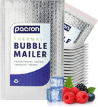 1500-Pack Insulated Silver Thermal Bubble Mailers 15 x 17 - Waterproof Metallic Foil Self-Sealing Padded Envelopes for Cold Shipping, Perishables, Food, Cosmetics, Pharmaceuticals