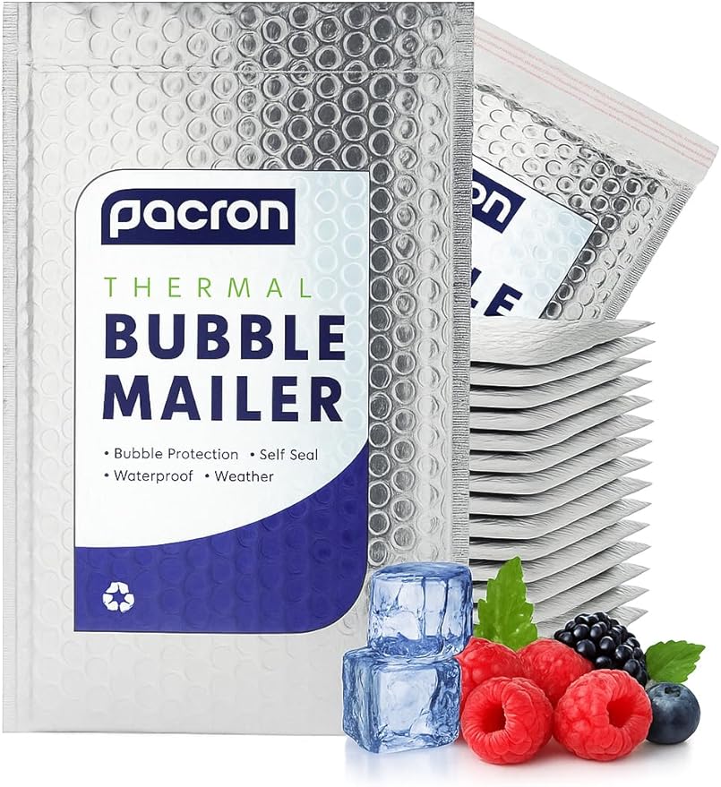 3000-Pack Insulated Silver Thermal Bubble Mailers 10 x 11 - Waterproof Metallic Foil Self-Sealing Padded Envelopes for Cold Shipping, Perishables, Food, Cosmetics, Pharmaceuticals