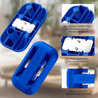 GSCIT Club Edge Banding Trimmer, Tungsten Carbide Blades Hand Planer Edging Bander for Burrs Edge Trim Planer Wood Scraper Edge Banding Tools Cutter PVC ABS Melamine (Blue)