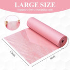 Honeycomb Packing Paper, 12" x 200' Packing Paper Substitute Alternative for Bubble Cushioning Wrap for Moving Shipping Packaging, Recyclable Moving Supplies Bubble Packing Wrap Roll-Pink