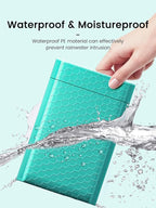 GSSUSA Teal Bubble Mailers 4x8 Inches 19200 Pack, Usable Size 4X7" Bubble Envelopes for Small Business, 1 Pallet Padded Envelope, Shipping Mailers, Packaging Bags, Mailing Envelopes, Shipping Supplies