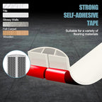 Floor Cord Cover Cable Cavity Self Adhesive Cord Hider Floor 10FT Floor Cable Management Power Cord Protector Floor Electric Cord Covers for Offices, Gym, Exhibitions (Beige, 1.18" x 20')