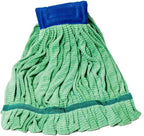 Arkwright Microfiber Tube Mop Head Replacement - Heavy Duty, Lint Free, Super Absorbent & Bleach-Safe, Janitorial Essential for Commercial & Industrial Floor Cleaning, 11 oz, Green