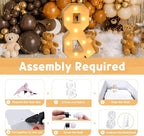 imprsv 3FT Large Light up Letters, Marquee Light up Letters for Birthday Party (3FT, Letter &)