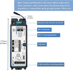 WiFi Access Control 400lb Holding Force Electic Magnetic Door Lock System Kit with Remote and Smartphone app Control, paired with Wireless Metal Touchless Round Switch (Electric Magnetic Lock kit)