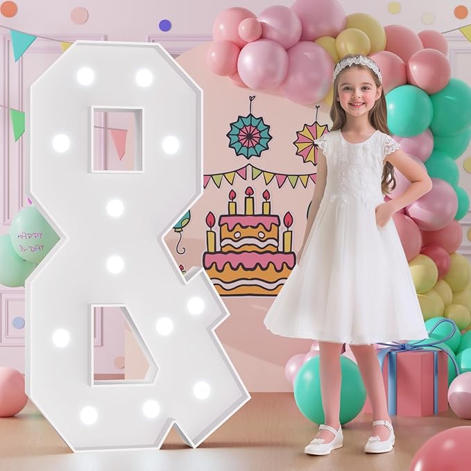 Light Up Letters, Marquee Letters 4 Feet Tall with Cool White Light, Large Letter for Party Graduation Homecoming Wedding Event Decoration, Marry Me Light Up Letter 4ft Marquee Sign Letras &