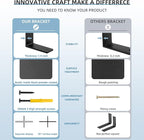 6"x 4"Shelf Brackets,L Shelf Brackets, die-cast Formation, Vertical Angle, Premium Alloy Metal Heavy Duty Shelf Bracket, high Strength Mounting Hardware Included, Corner Brace Joint,Pack of 4