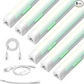 6 Pack Dimmable 4FT Led Shop Lights,30W T8 Integrated LED Tube Light,3000-6500K Tunable,3900LM W Frosted Cover,High Output,Linkable,Plug and Play Lights for Workshop,Garage,Basement,Barn