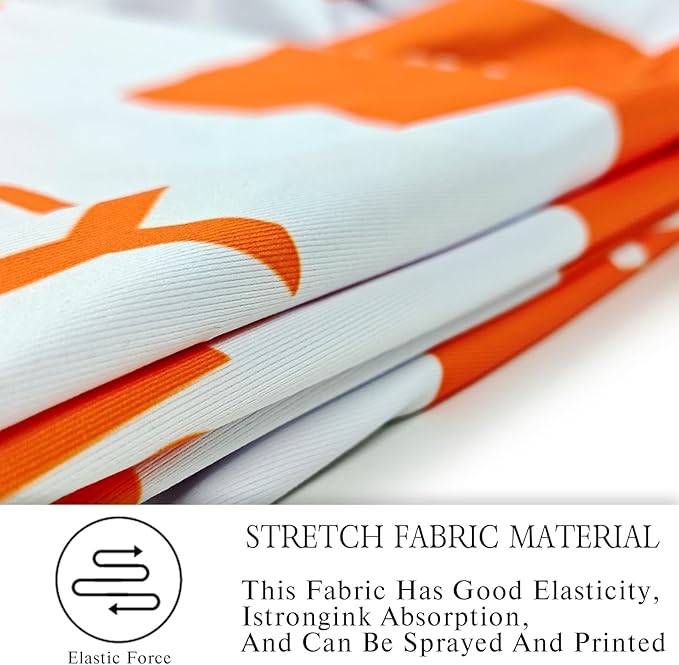 Custom Tension Fabric Display Backdrop Trade Show Backdrop for Weddings, Events, Booth (Banner only, Double Sided Print 7.5x7.5 Ft)