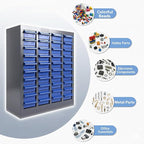 40 Drawers Parts Cabinet for Nuts, Bolts, Screws, Nut and Bolt Organizer with ABS Material Drawer, Bolt Bin Tool Storage Cabinet in Workshop, Garage, Office (40 Drawers)