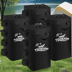 Canopy Water Weight Bag,220 LBS Canopy Tent Weight,Gazebo Weights Heavy Duty Leg Weights for Pop Up Canopies Outdoor Shelter Umbrella Pool Ladder,Set of 4, Black