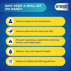 Stardust Spill Products Oil-Only Spill Kit – OSHA Compliant Solution for Vehicles, Industrial, & Restaurant Use, Emergency Response Oil Cleanup, 2-Pack