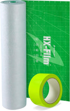 39" x50' Heavy-Duty Floor Protection | Construction Grade Carpet Protector | Drop Cloth Plastic Film for Hardwood Floors | Waterproof Painters Covering with No Residue(Mint Green)