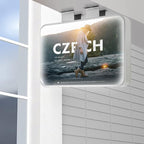 LED Light Box Business Sign Outdoor Double-Sided LED Open Sign 23.6" x 15.7" Wall Mounted Waterproof Advertising Lightbox Backlit Business Logo Signs Illuminated Billboard for Cafe Bar