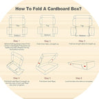 MEBRUDY 6x4x3 Inches Shipping Boxes Pack of 25, Small Corrugated Cardboard Box for Mailing Packing Literature Mailer