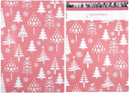 Inspired Mailers - Christmas Poly Mailers 10x13-100 Pack - Christmas Trees (Rose Gold) - Package Bags - 10x13 Holiday Mailers - Holiday Shipping Bags - Polybags for Shipping
