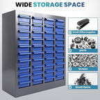 40 Drawers Parts Cabinet for Nuts, Bolts, Screws, Nut and Bolt Organizer with ABS Material Drawer, Bolt Bin Tool Storage Cabinet in Workshop, Garage, Office (40 Drawers)