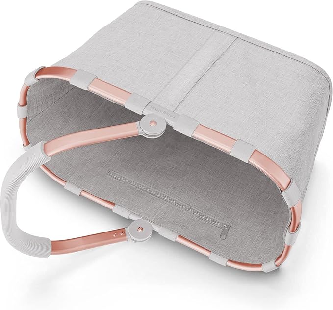 reisenthel carrybag twist sky rose - Sturdy shopping basket with plenty of storage space and practical inner pocket - Elegant and water-repellent design