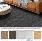 ALTRUISTIC Heavy Duty Commercial Carpet Tiles 24" x 24", 18 Pcs/72 sq ft (FlexLok tabs Included),Non-Slip Soft Square Carpet Floor Tile for Office Bedroom Living Room Kitchen Garage Gym (Grey)