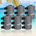 Canopy Water Weight Bag,132 LBS Water Tent Weights Set of 6 Leg Weights for Pop Up Canopy,Canopies,Tent,Gazebo,Gray