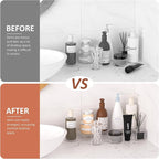 Acrylic Shelf Riser 12x3.9x1 pack of 2, Clear Display Shelf 12” for Shoes, Glasses, Plants, Home Decors, Perfume, 12x3.9x1 Inch
