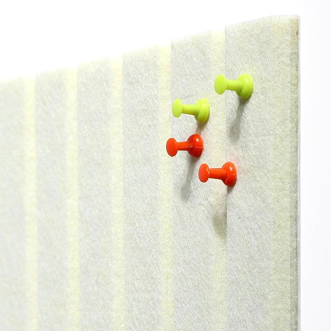 Large Felt Bulletin Board 47x47 Inch, 16pcs Peel and Stick Felt Wall Tiles Modern Push Pin Board for Wall Organization