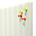 Large Felt Bulletin Board 23x47 Inch, 8pcs Peel and Stick Felt Wall Tiles Modern Push Pin Board for Wall Organization