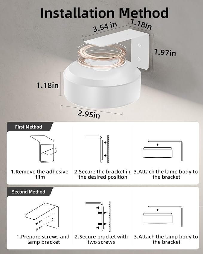 EZVALO Picture Lights for Wall, 2000mAh Rechargeable Battery Magnetic Poster Lights with 3 Color Temps & 12 RGB, Remote Dimmable Timer Painting Light, Wall Decor Light for Art Display, Frame (3 Pack)