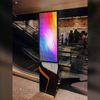 XSGD P6 Programmable Led Sign 40''x17''Outdoor LED Display, IP65 Waterproof Scrolling Digital Signage Displays, RGB Full Color LED Screen, WIFI Control Custom Images and Video for Business