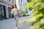 reisenthel carrybag signature navy- Sturdy shopping basket with plenty of storage space and practical inner pocket - Elegant and water-repellent design