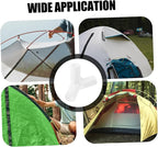 Three-Way Connector Tent Pole Fitting Kit 20pcs for Rooftop Festival Pop up Tents